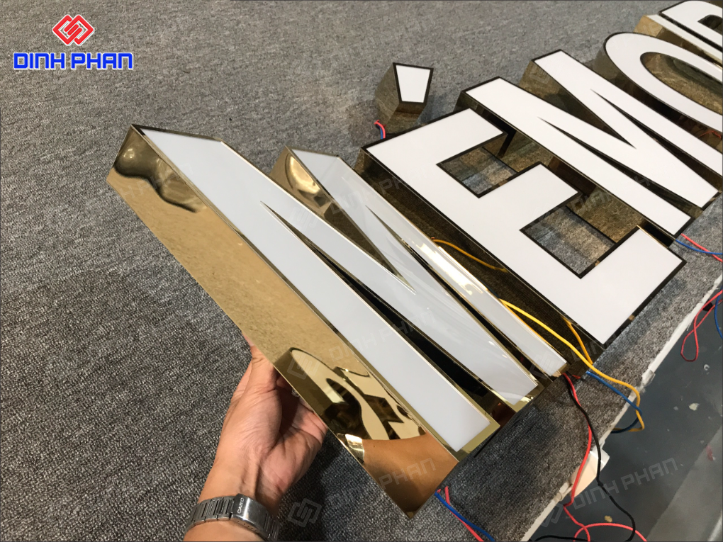 Gia công chữ inox lâm đồng