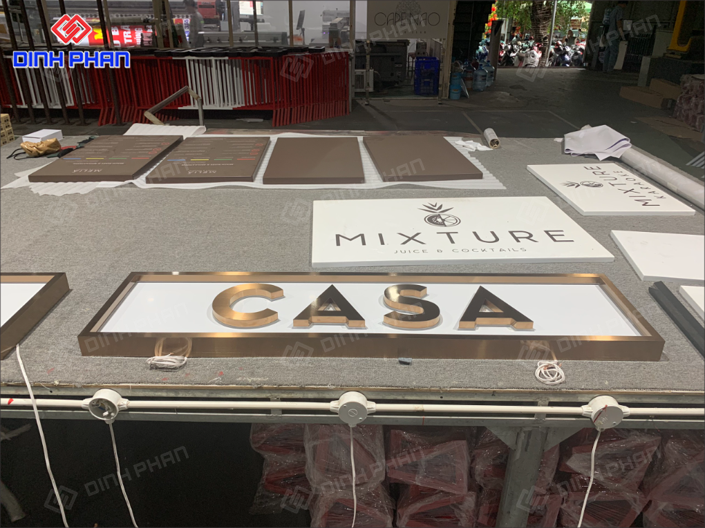 Gia công chữ inox lâm đồng