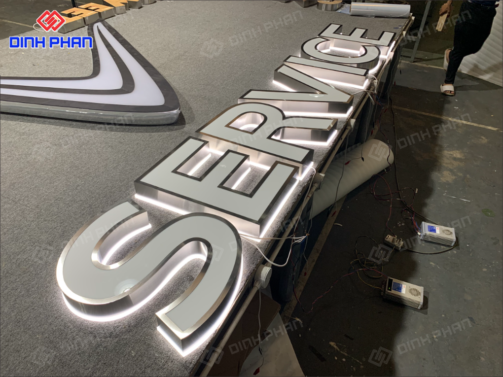 Gia công chữ inox lâm đồng