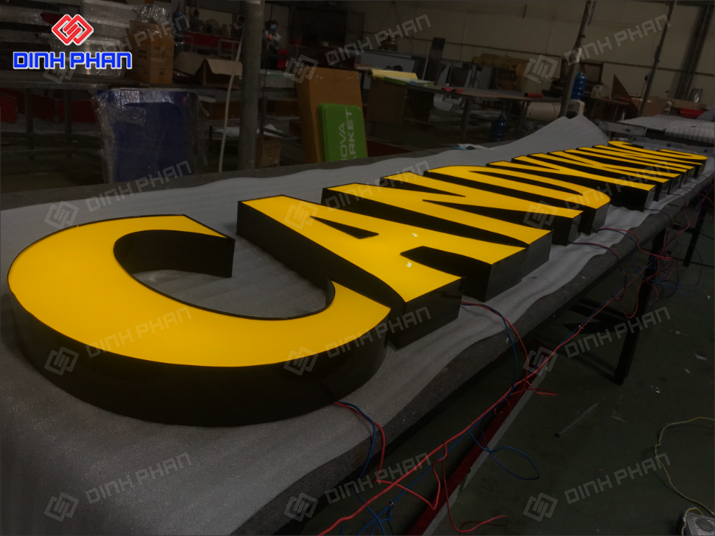 Gia công chữ nhôm đắk nông