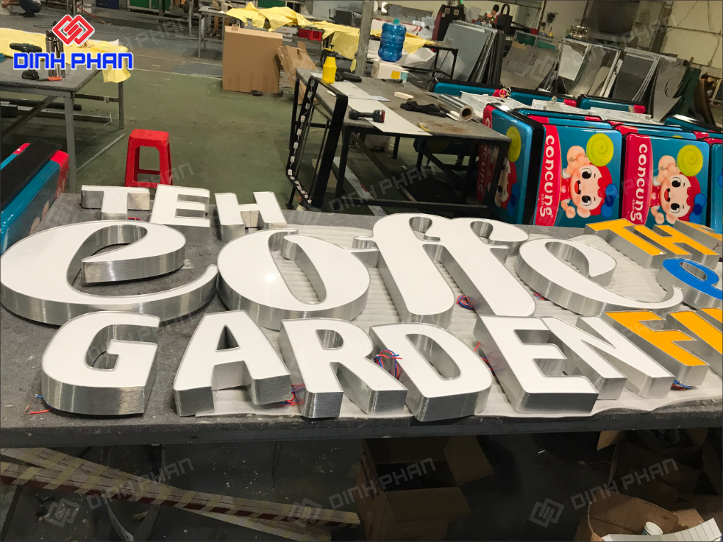 Gia công chữ nhôm lâm đồng