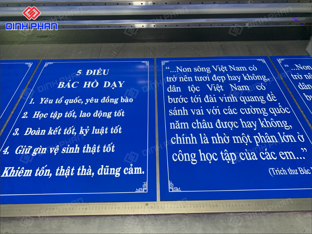 In uv phẳng ninh thuận