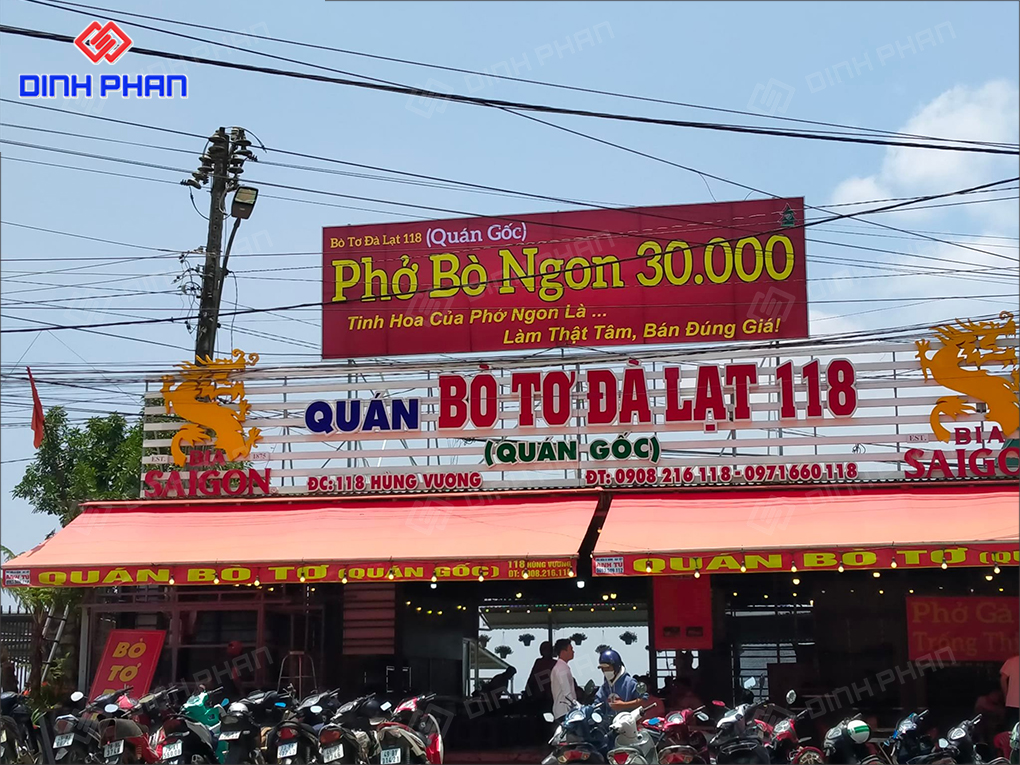 Làm bảng hiệu đà lạt