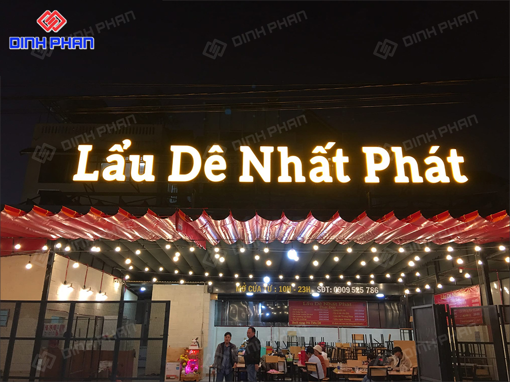 Làm bảng hiệu đà lạt