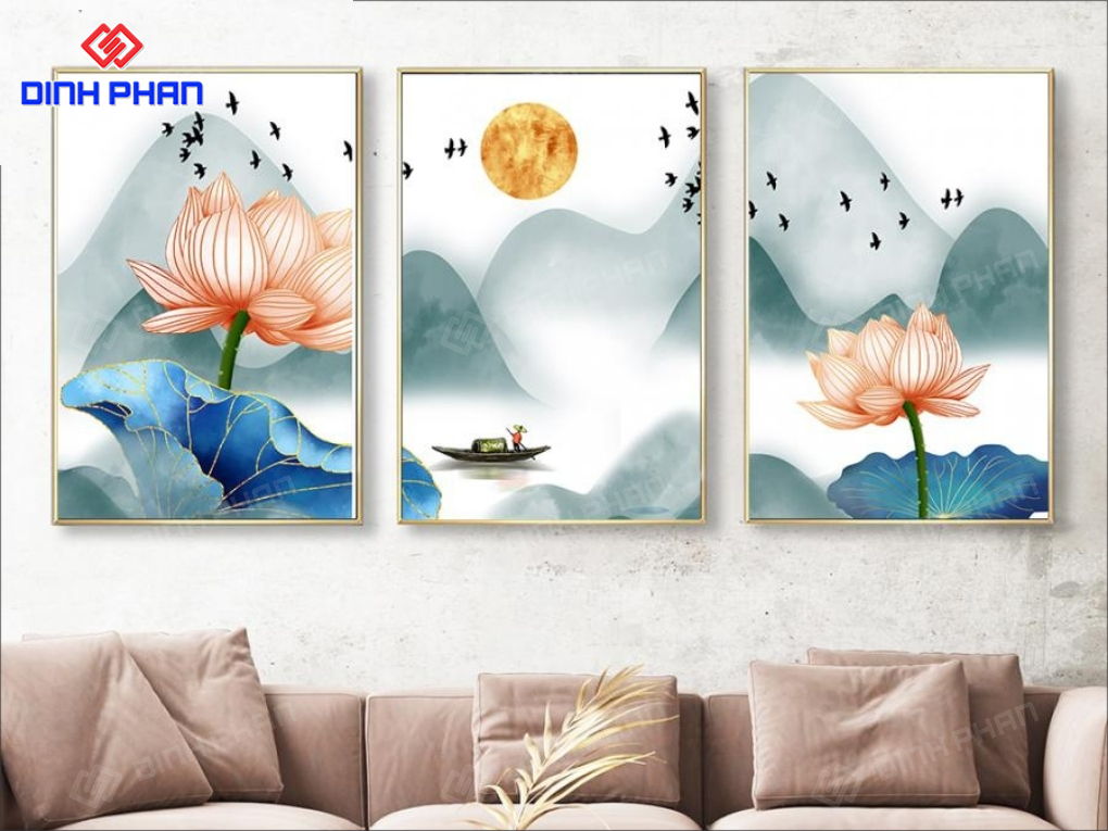 Địa chỉ mua tranh treo tường ở Daklak đẹp và hợp phong thuỷ Mua tranh treo tường ở daklak