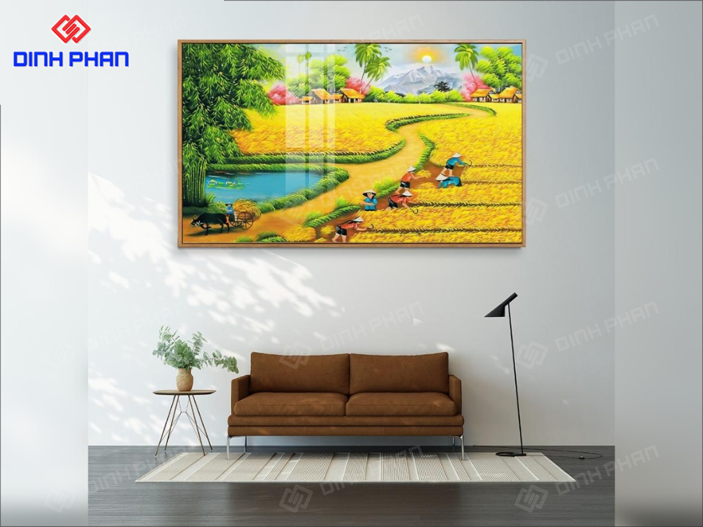 Dịch vụ làm tranh tráng gương BMT uy tín, giá rẻ Tranh tráng gương bmt