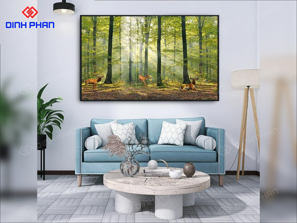 Dịch vụ làm tranh tráng gương BMT uy tín, giá rẻ Tranh tráng gương bmt