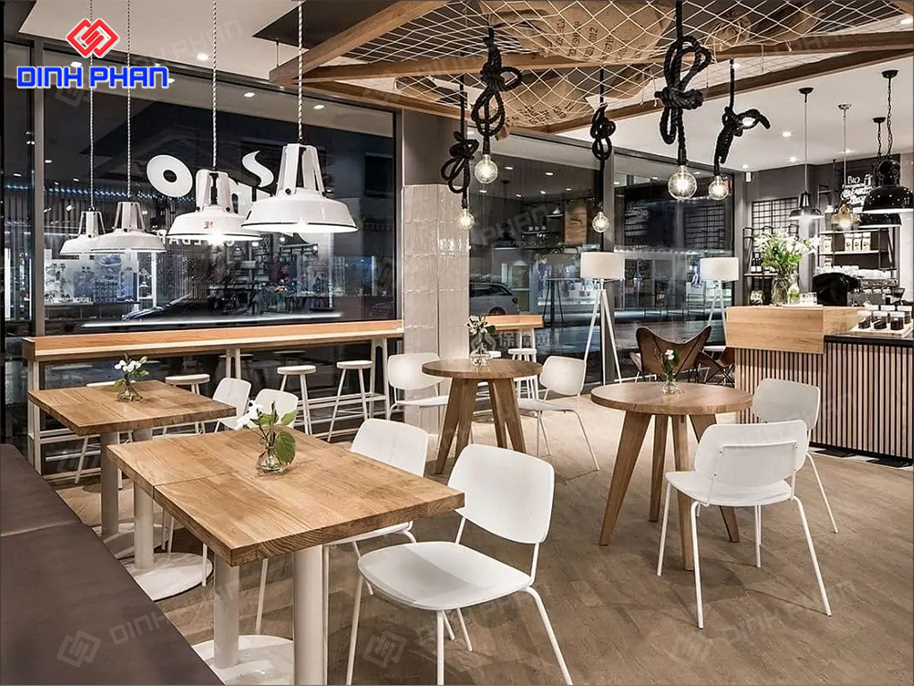 Làm nội thất Buôn Ma Thuột thiết kế và thi công trọn gói Quán cà phê