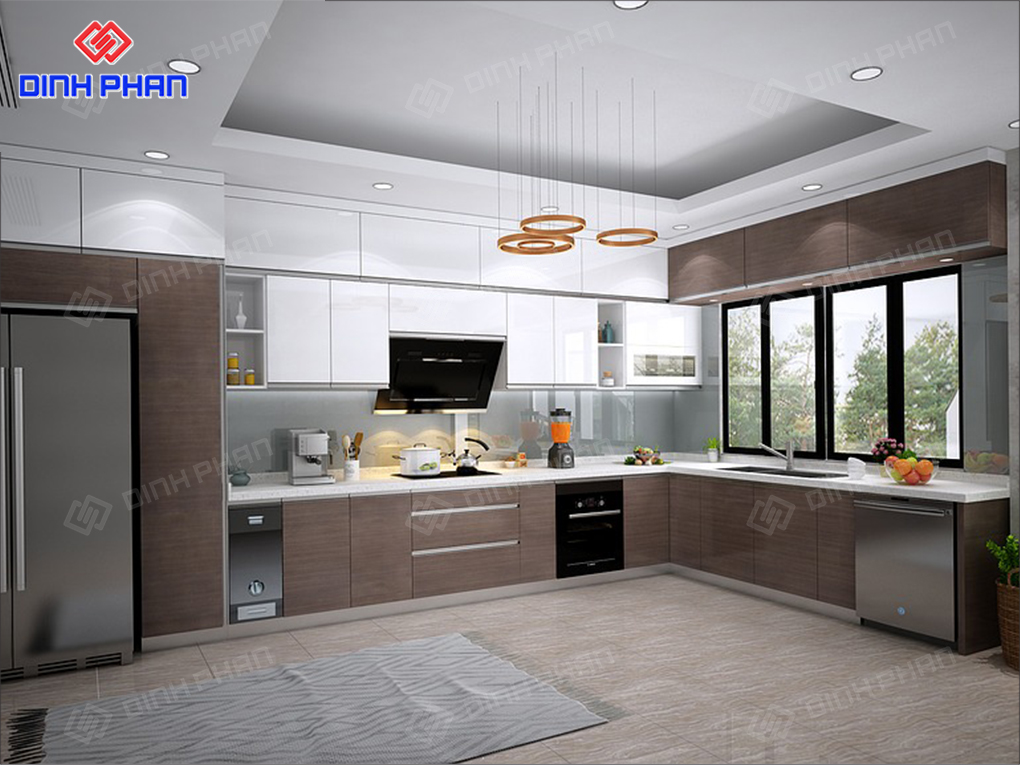 Làm nội thất Buôn Ma Thuột thiết kế và thi công trọn gói Nột thất phòng bếp tối giản