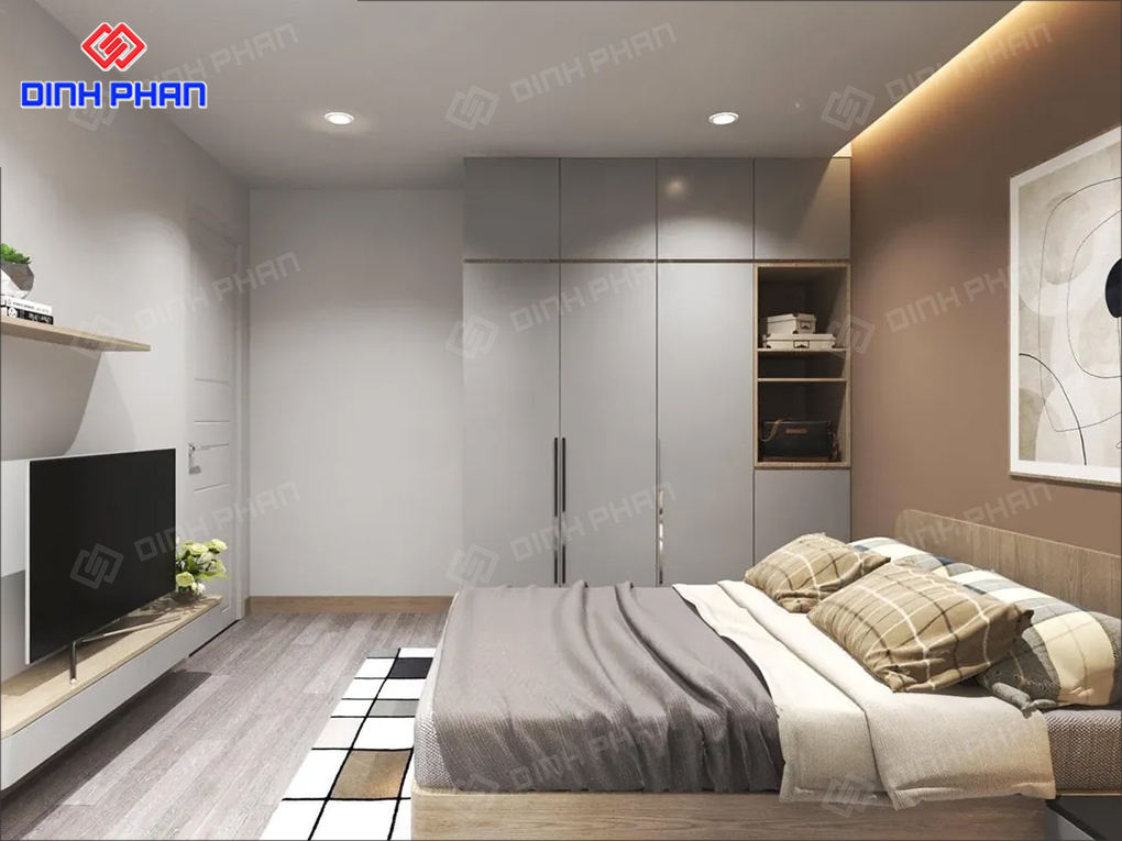 Làm nội thất Buôn Ma Thuột thiết kế và thi công trọn gói Nột thất phòng ngủ tối giản