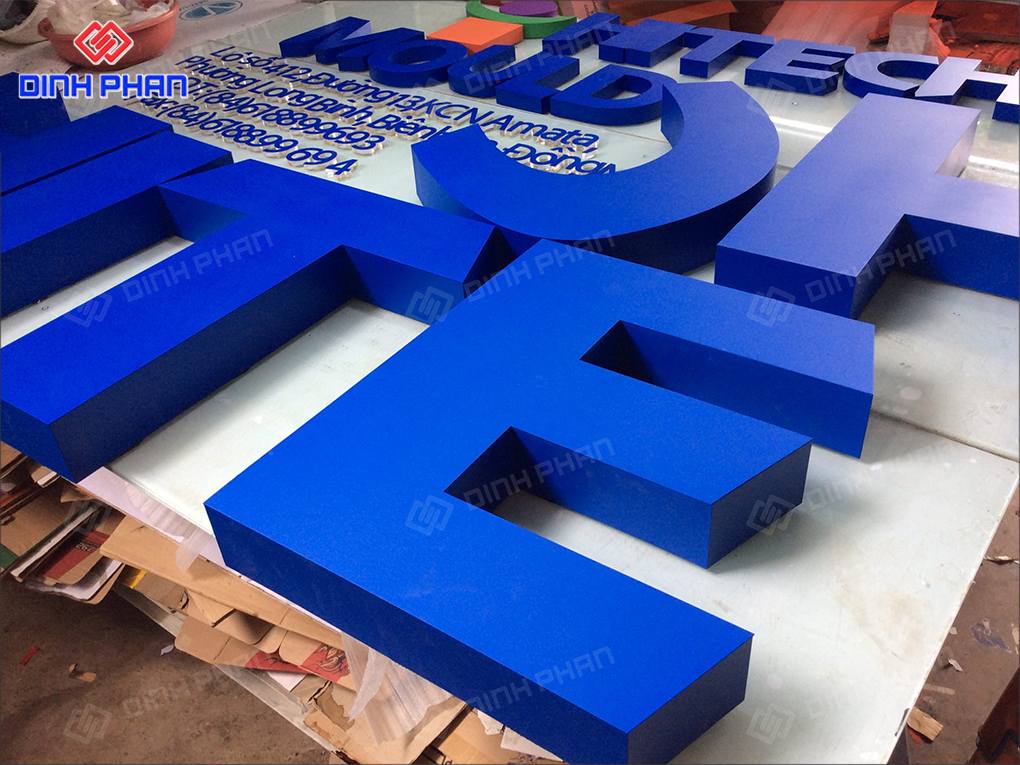 Gia công chữ inox Gia Lai chuyên nghiệp, bền đẹp Chữ inox sơn