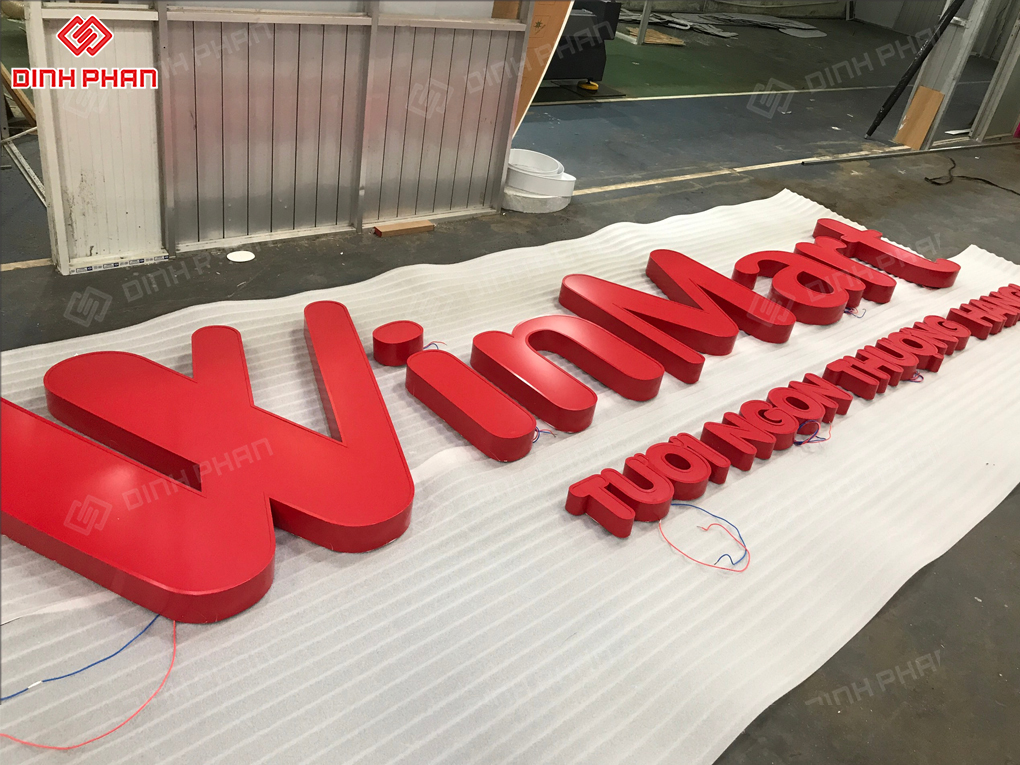 Gia công chữ inox Gia Lai chuyên nghiệp, bền đẹp Bảng hiệu cửa hàng