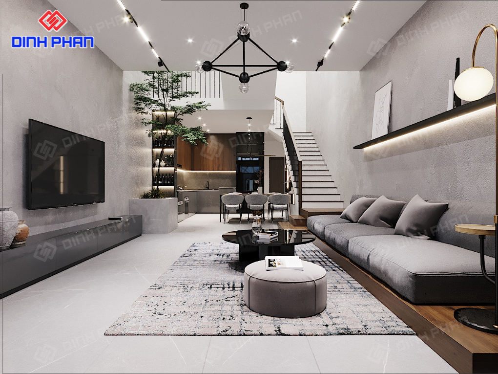 Những phong cách nội thất BMT được nhiều gia đình lựa chọn hiện nay Phòng khách hiện đại tối giản