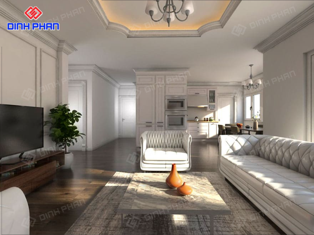 Những phong cách nội thất BMT được nhiều gia đình lựa chọn hiện nay Phòng khách tân cổ điển