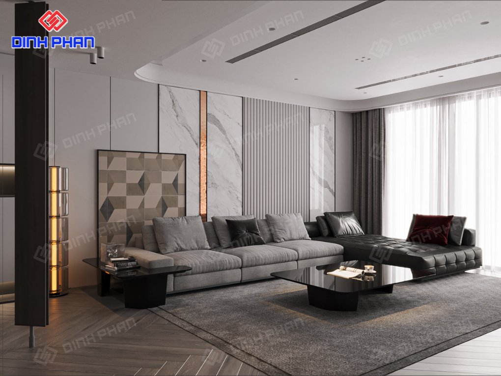 Những phong cách nội thất BMT được nhiều gia đình lựa chọn hiện nay Phòng khách phong cách hiện đại