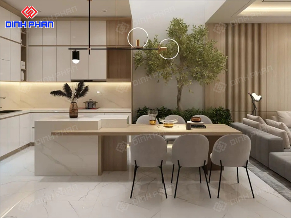 Nội thất phòng ăn và phòng bếp