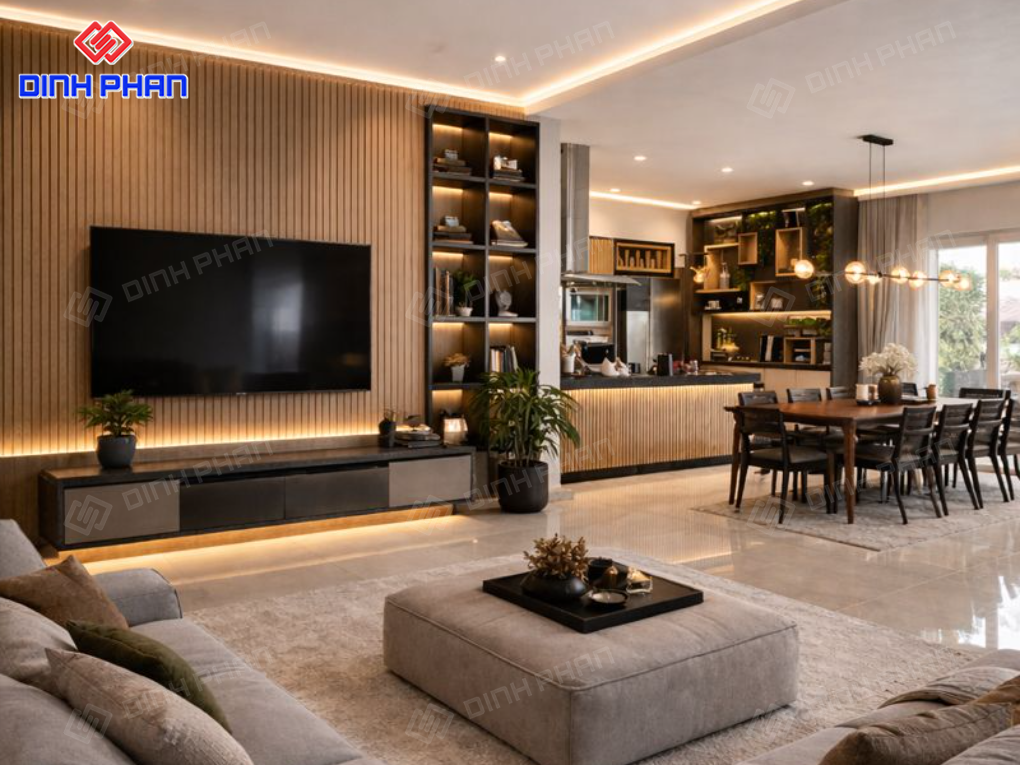 Thiết kế nội thất nhà phố bmt hiện đại, tối ưu không gian