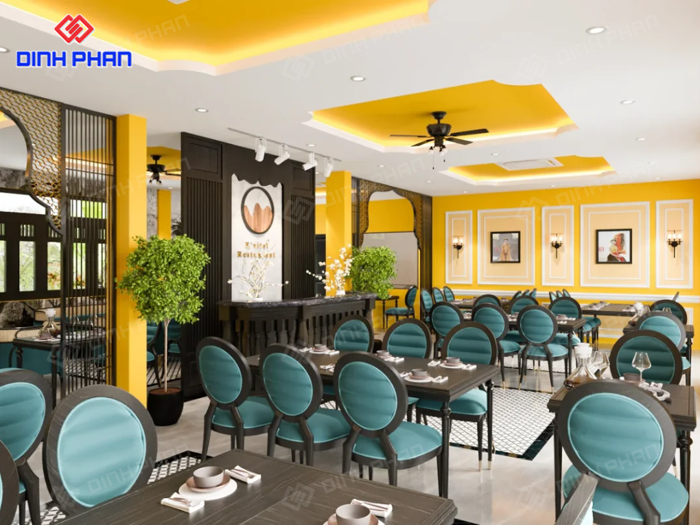 Đơn vị thiết kế nhà hàng Đắk Lắk và thi công trọn gói Đơn vị thiết kế nhà hàng đắk lắk và thi công trọn gói