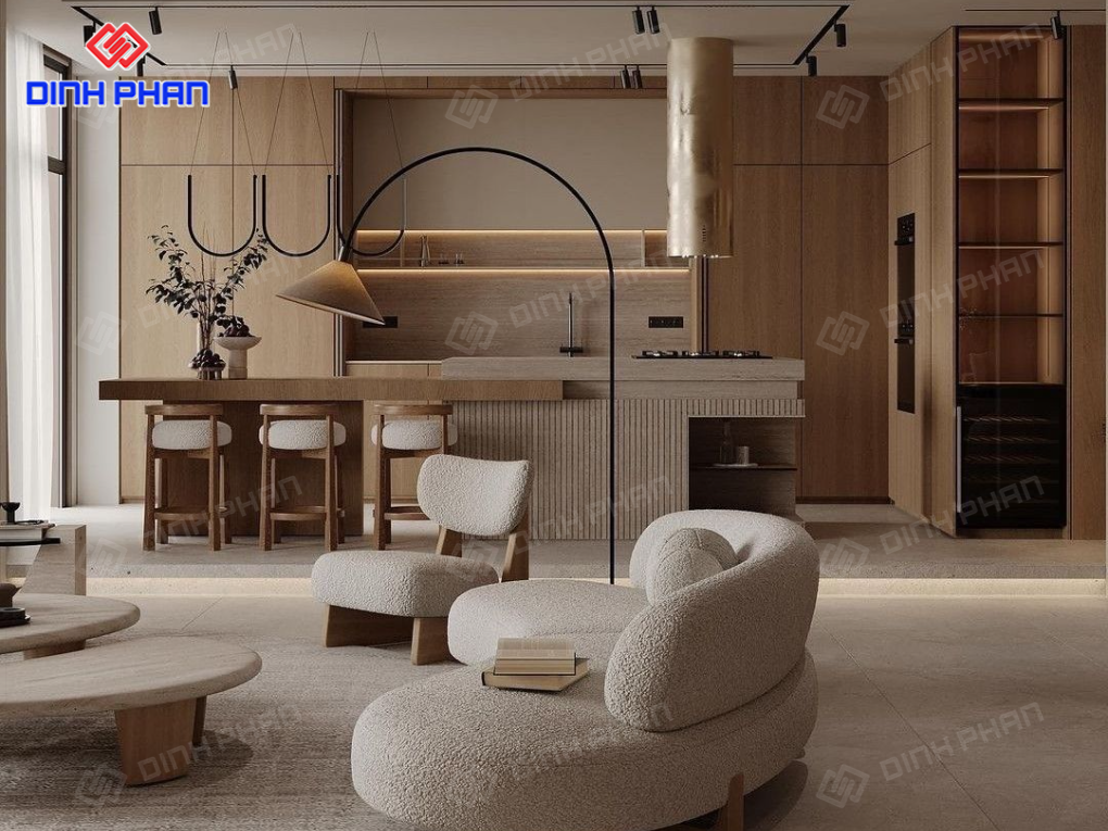 Xu hướng thiết kế nội thất nhà đắk lắk kiến trúc hiện đại