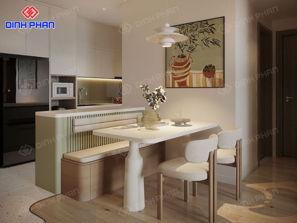 Mẫu làm bàn đảo bếp đẹp sang trọng và tiện nghi