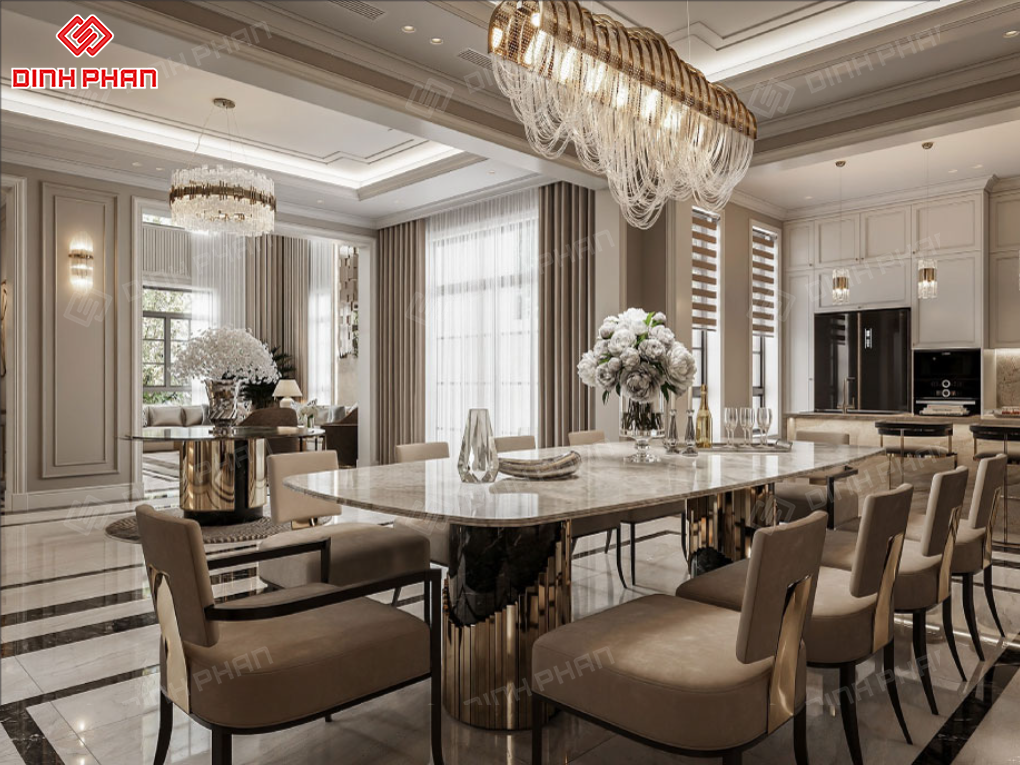 50+ Mẫu nội thất tân cổ điển đẹp, sang trọng được yêu thích hiện nay Nội thất tân cổ điển