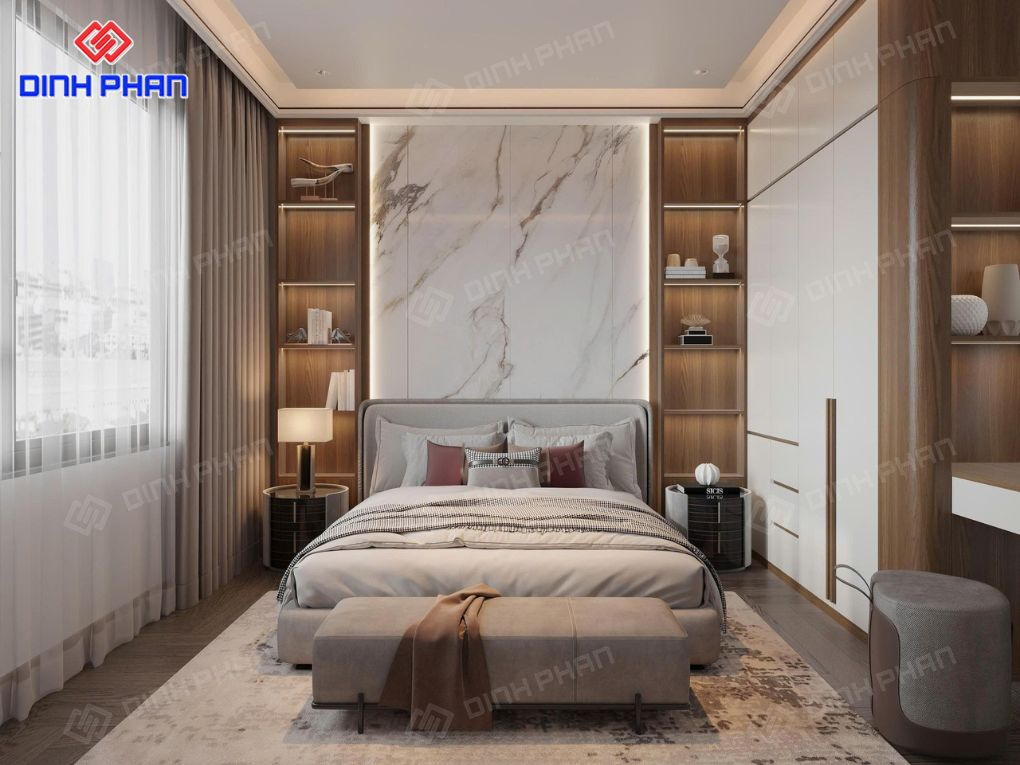 Thi công nội thất phòng ngủ BMT chuẩn đẹp, đẳng cấp, giá tốt Thi công nội thất phòng ngủ bmt