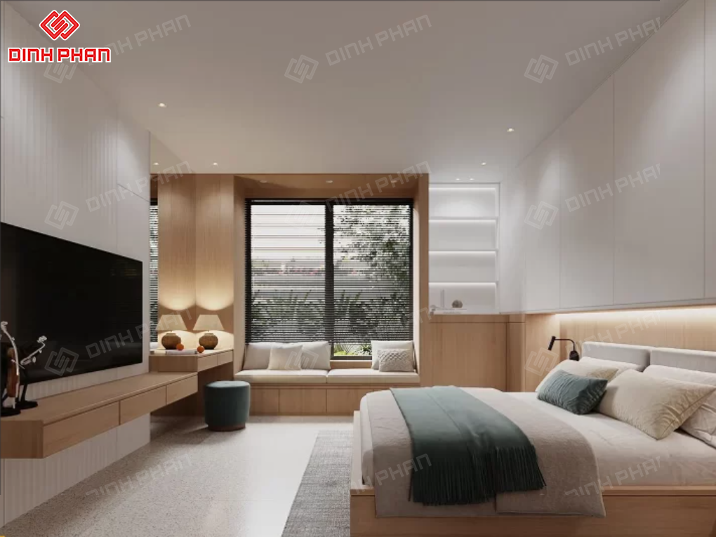 30+ Mẫu thiết kế nội thất phòng ngủ đẹp, hiện đại và tối ưu Thiết kế nội thất phòng ngủ