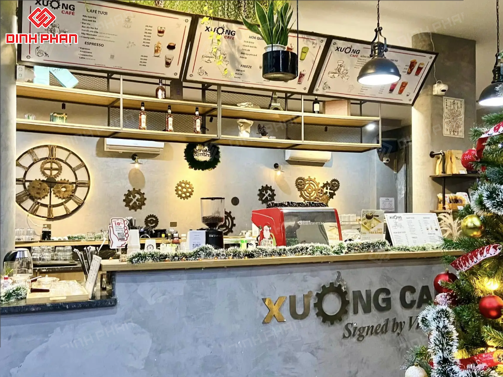 Dịch Vụ Thiết Kế Thi Công Shop Cafe BMT Trọn Gói & Giá Tốt Thiết kế thi công shop cafe bmt