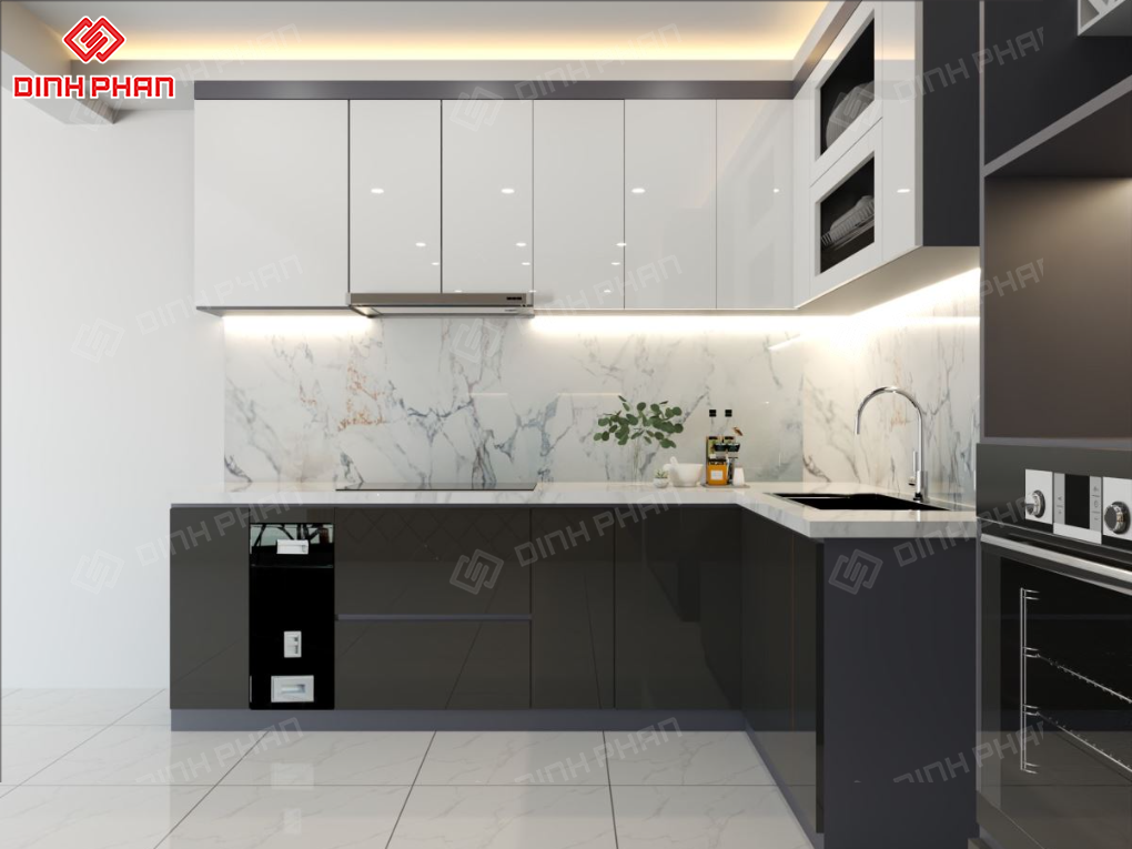 Tủ bếp mdf có bền không
