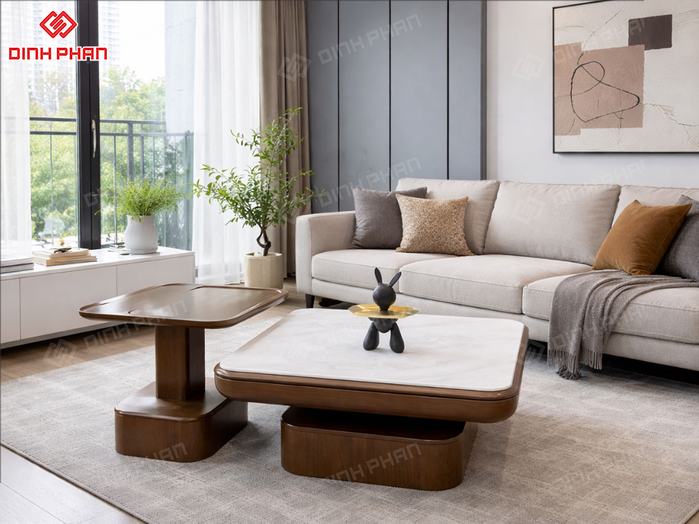10+ Mẫu bàn trà gỗ hiện đại Buôn Ma Thuột hợp xu hướng Bàn trà gỗ hiện đại buôn ma thuột
