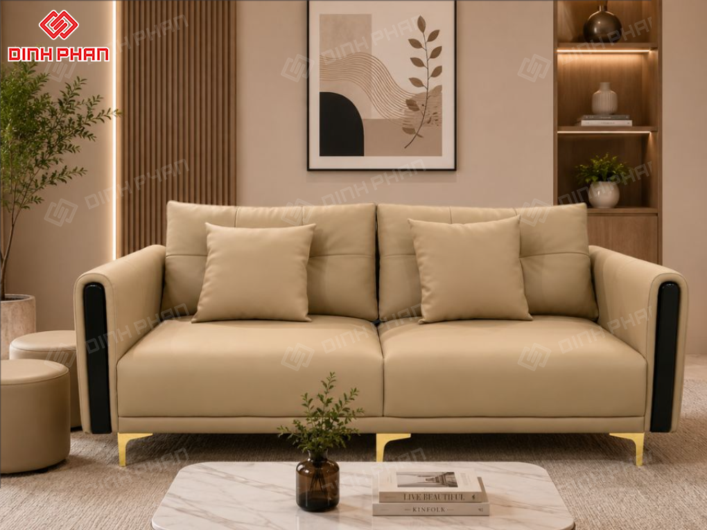 Mẫu sofa da cao cấp tại bmt