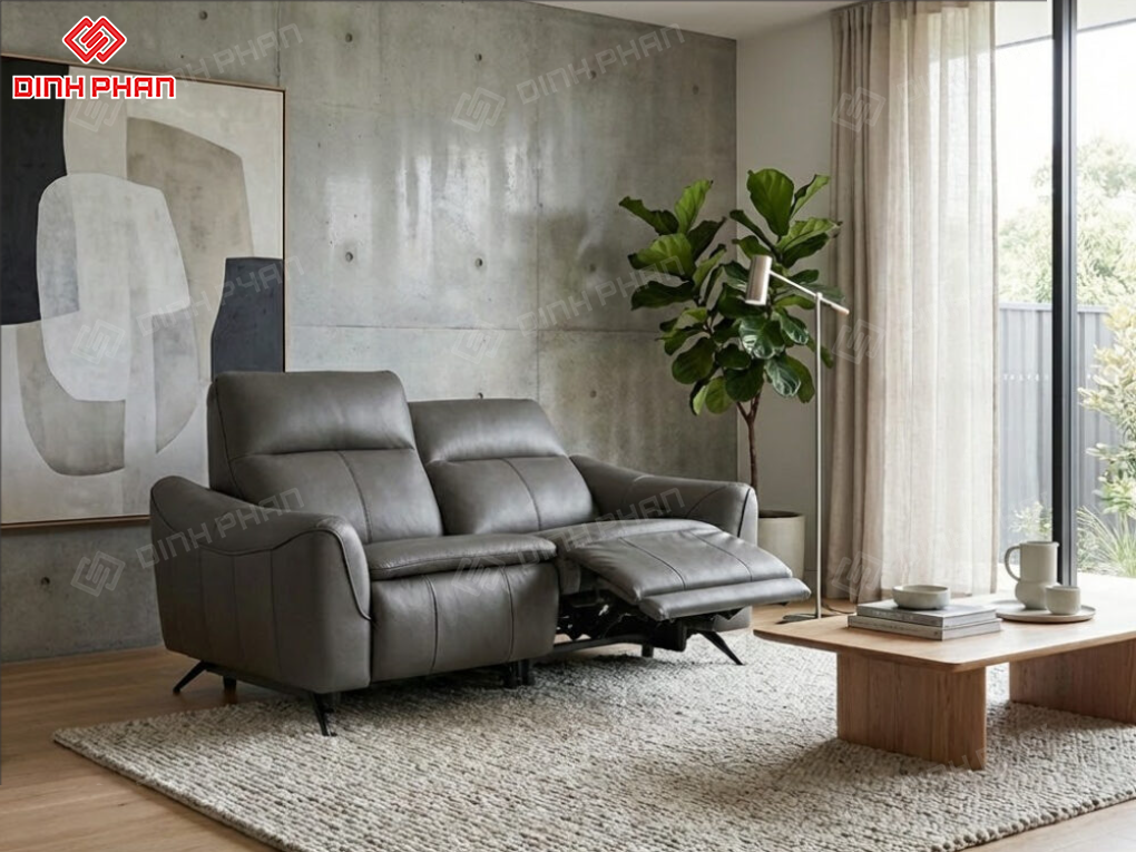 Mẫu sofa da cao cấp tại bmt