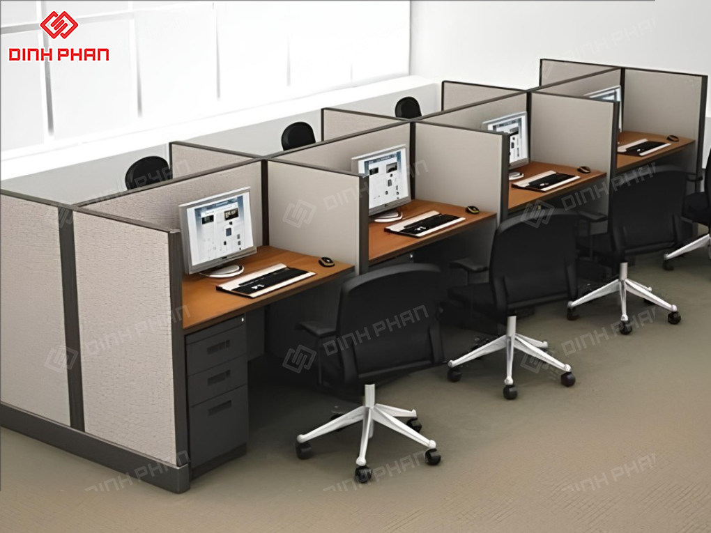 Bàn làm việc văn phòng bmt đẹp, bền, giá xưởng