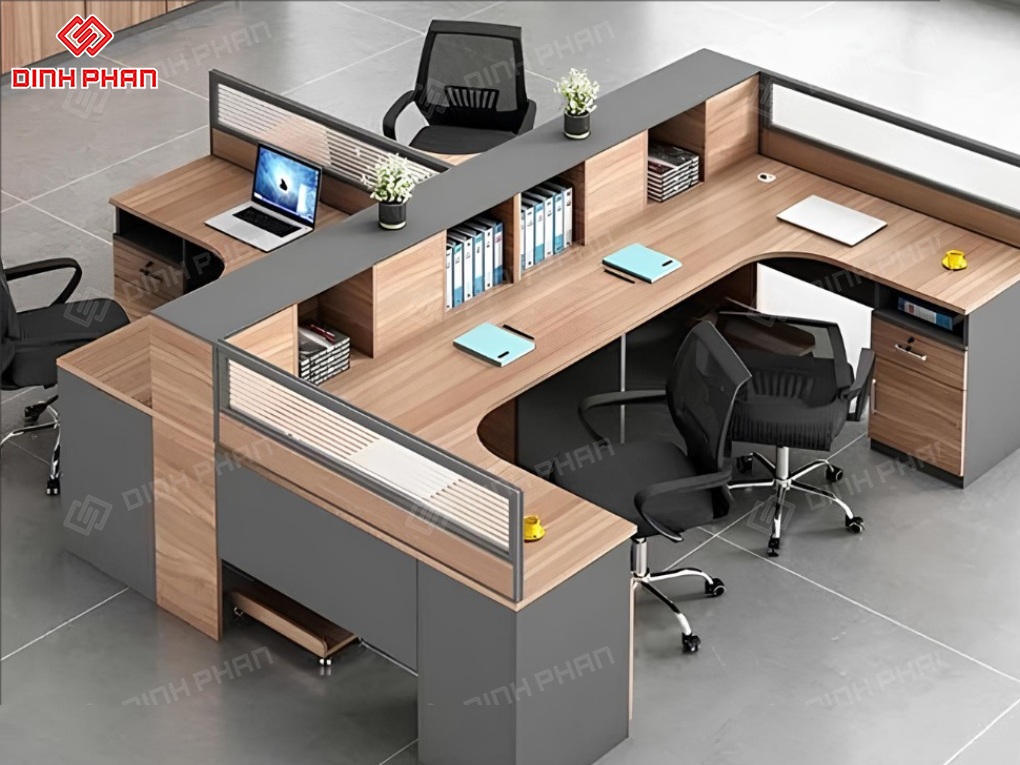 Bàn làm việc văn phòng bmt đẹp, bền, giá xưởng