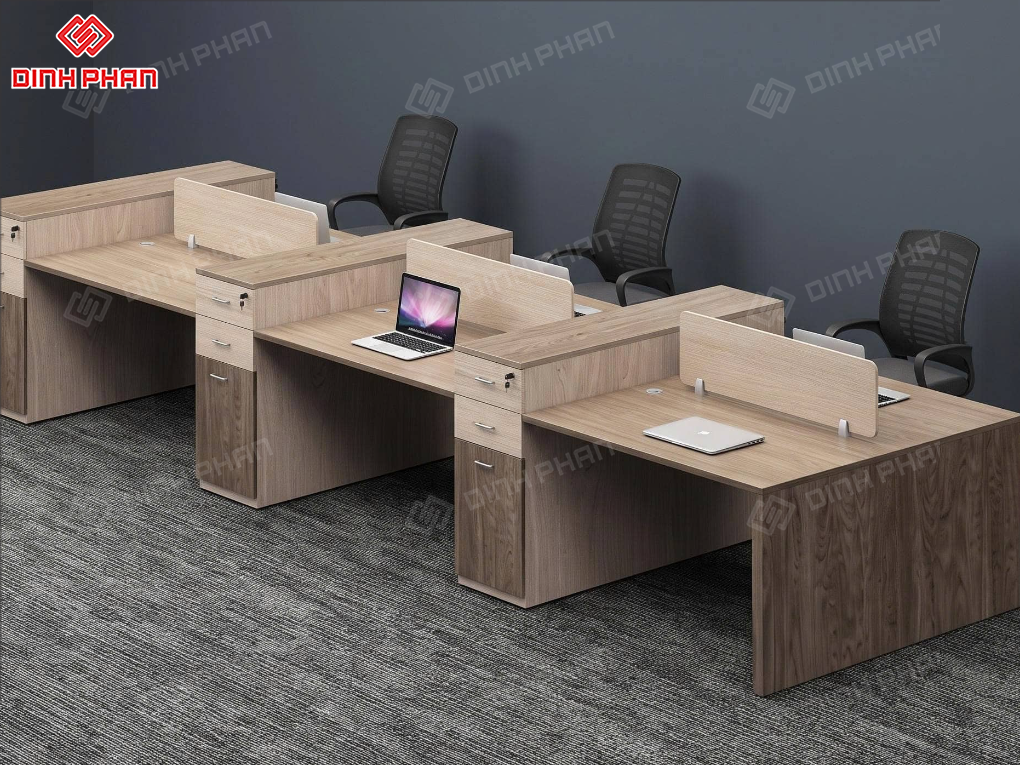 Bàn làm việc văn phòng bmt đẹp, bền, giá xưởng
